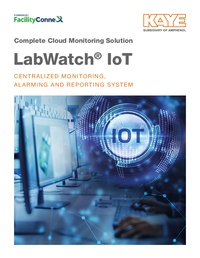 Thumbnail of document Data Sheet - LabWatch IoT Monitoring System - Facility Monitoring System
